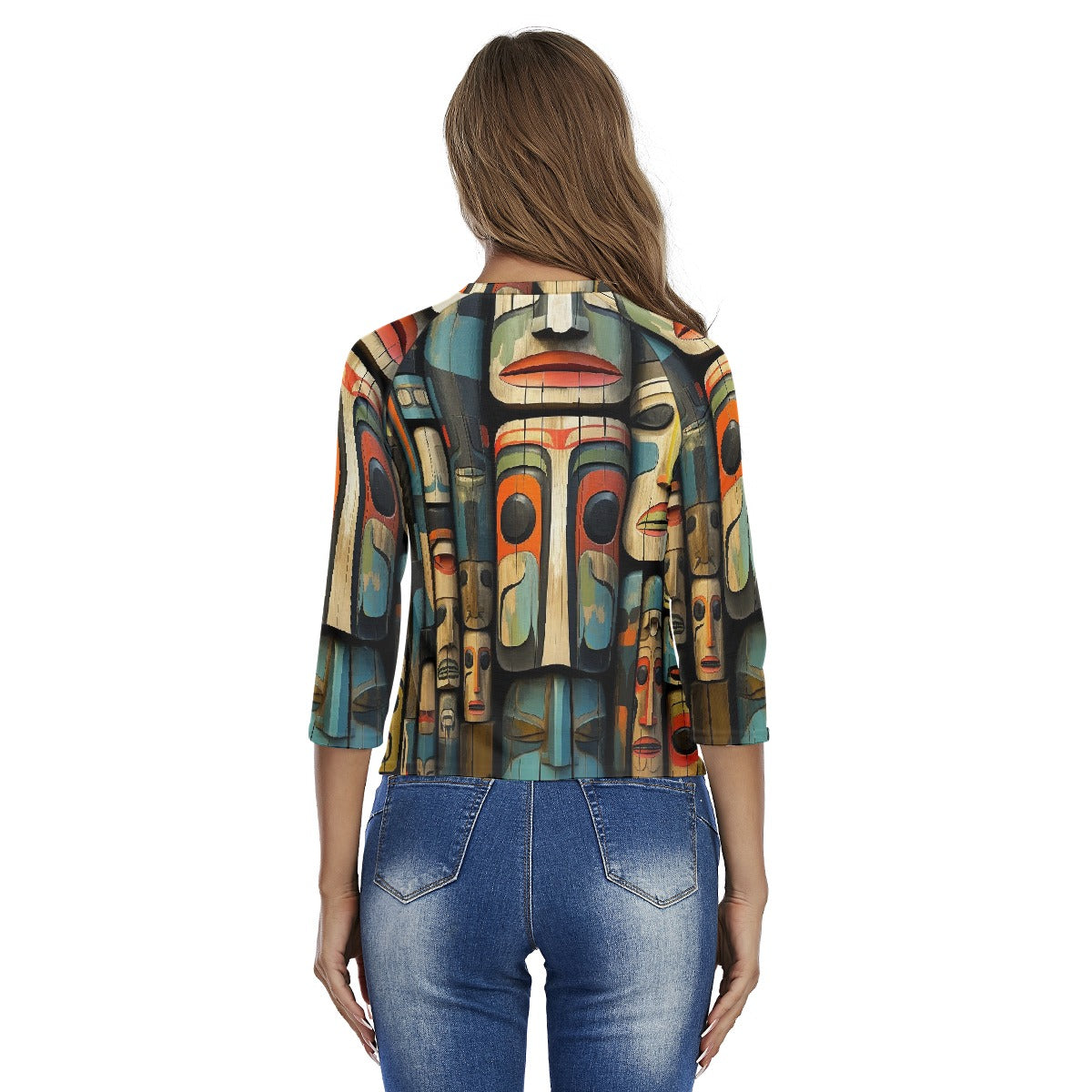 All-Over Print Women's Raglan Sleeves T-shirts