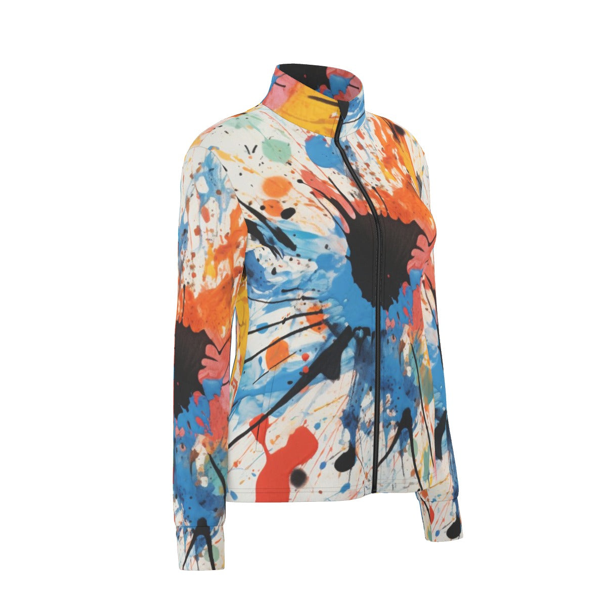 All-Over Print Women's Long Sleeve Thumbhole Jacket