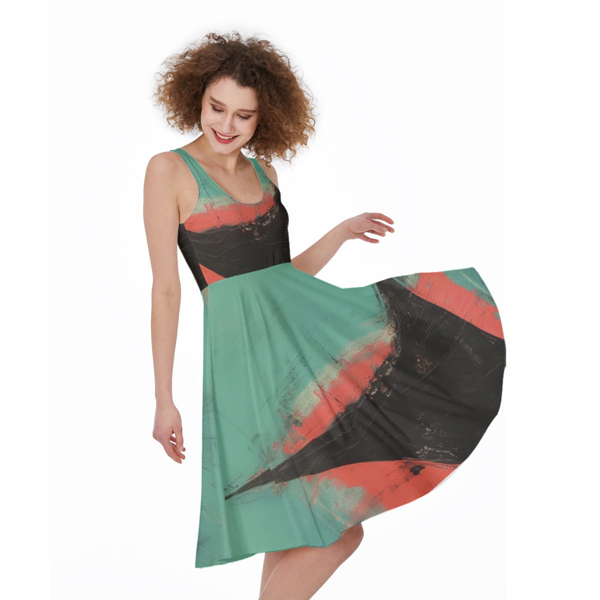 All-Over Print Women's Sleeveless Dress