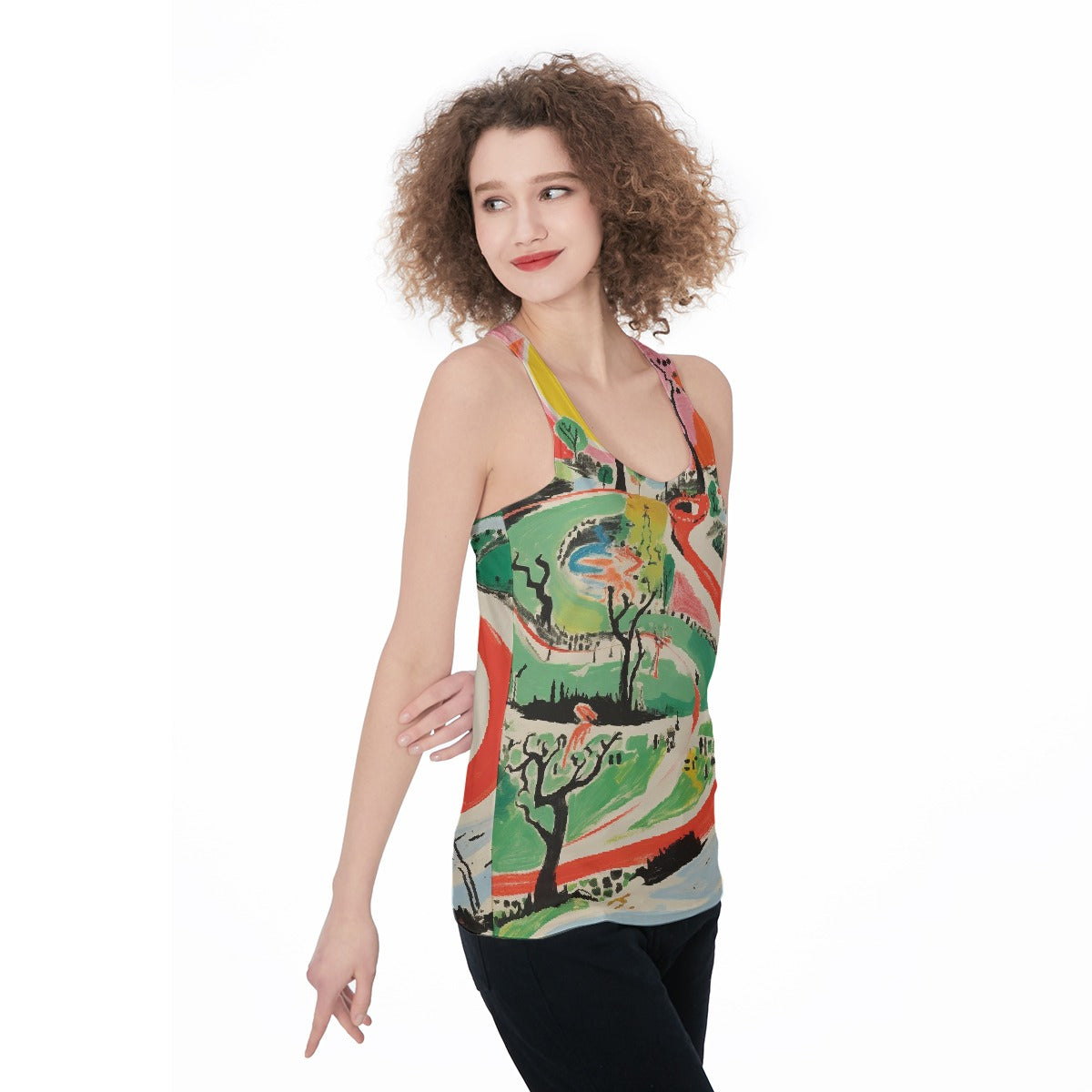 All-Over Print Women's Racerback Tank Top