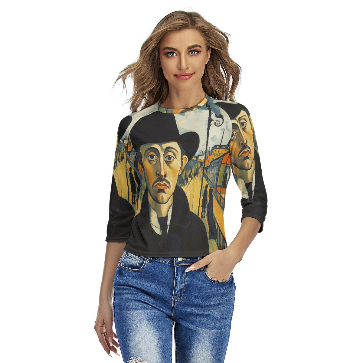 All-Over Print Women's Raglan Sleeves T-shirts