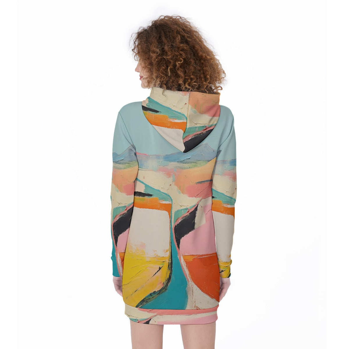 All-Over Print Women's Long Hoodie