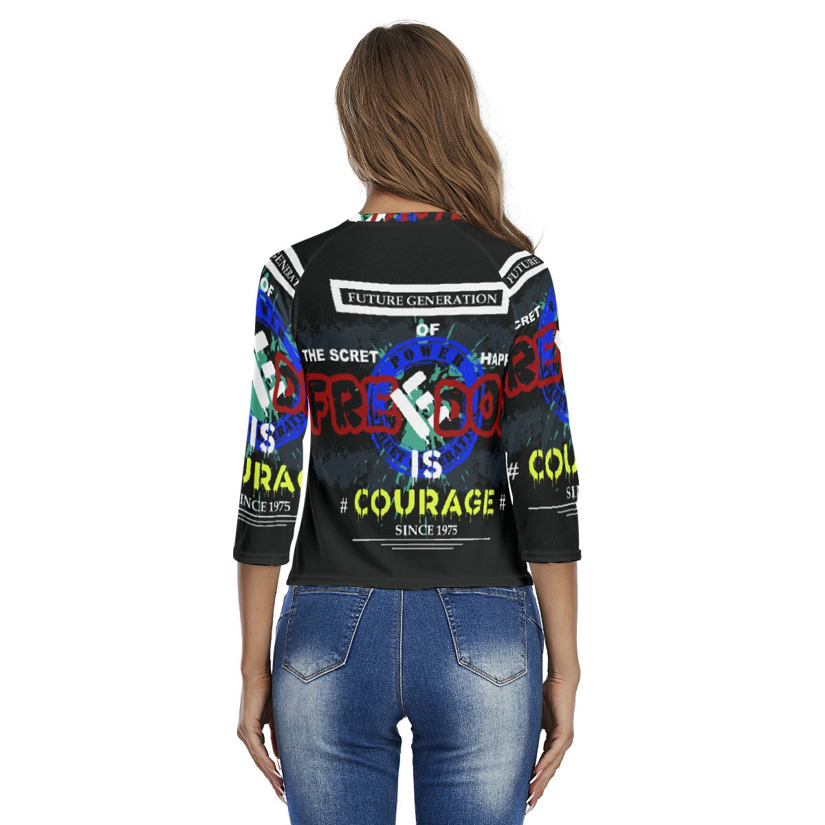 All-Over Print Women's Raglan Sleeves T-shirts