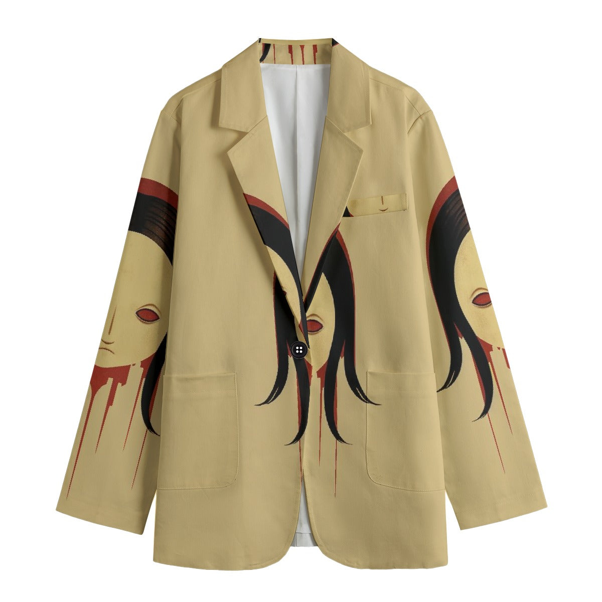 All-Over Print Women's Leisure Blazer