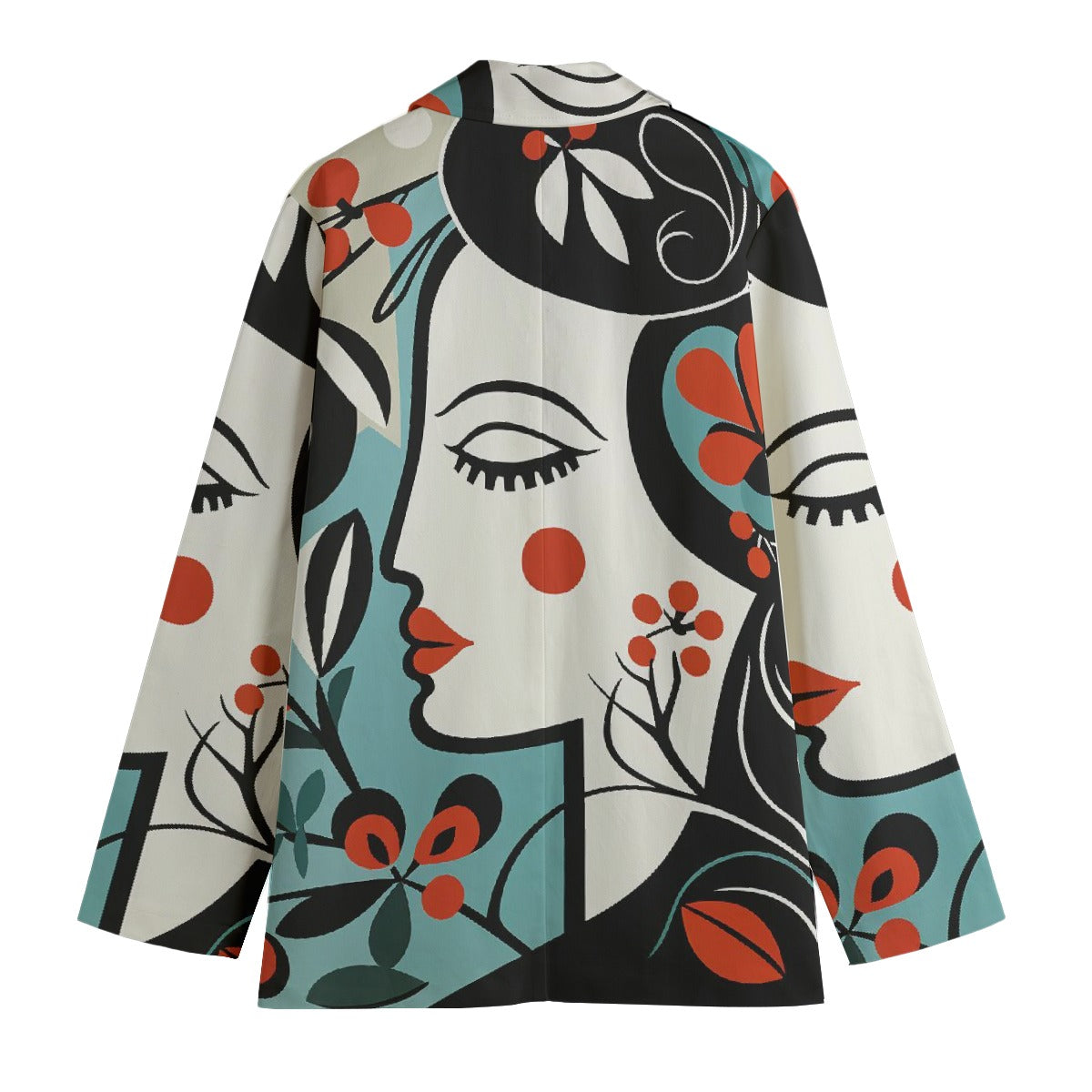 All-Over Print Women's Leisure Blazer