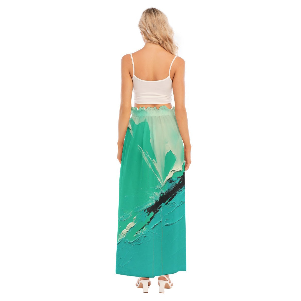 All-Over Print Women's Side Split Skirt