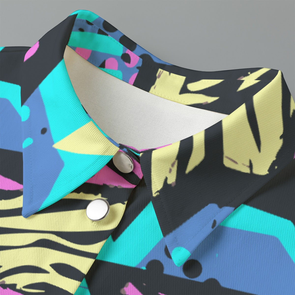 All-Over Print Women's Cropped Jacket | 245GSM Cotton