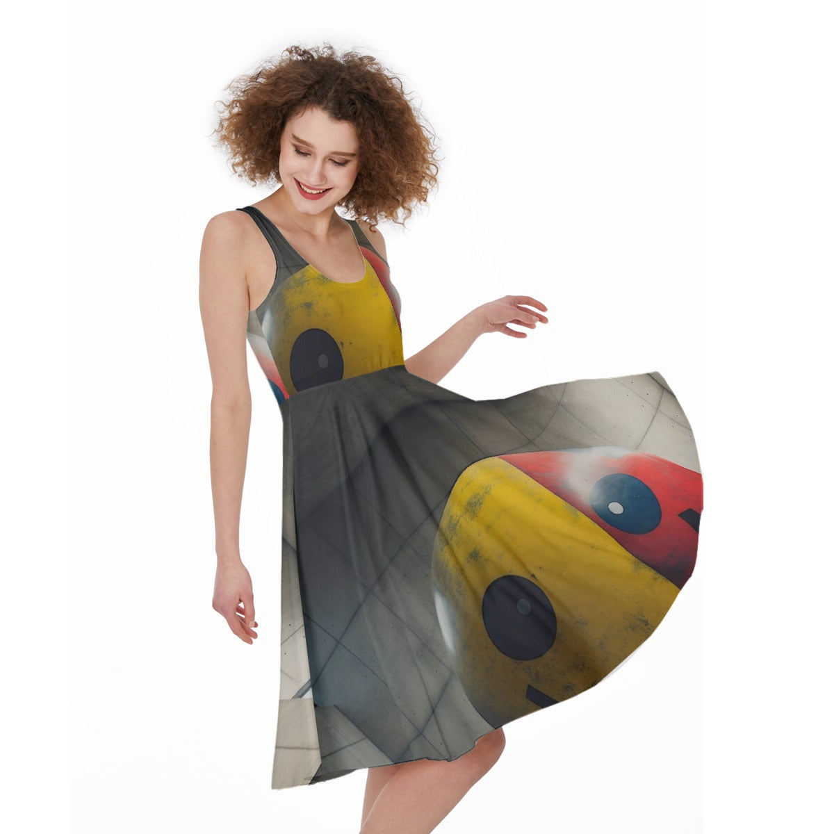 All-Over Print Women's Sleeveless Dress