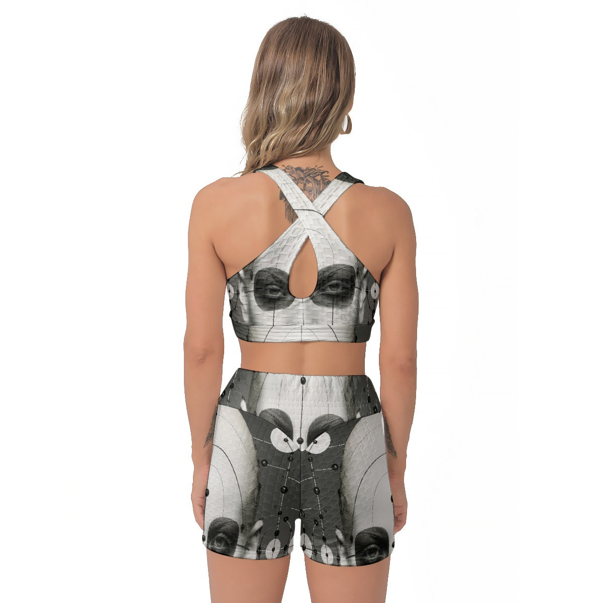 All-Over Print Women's Sports Bra Suit