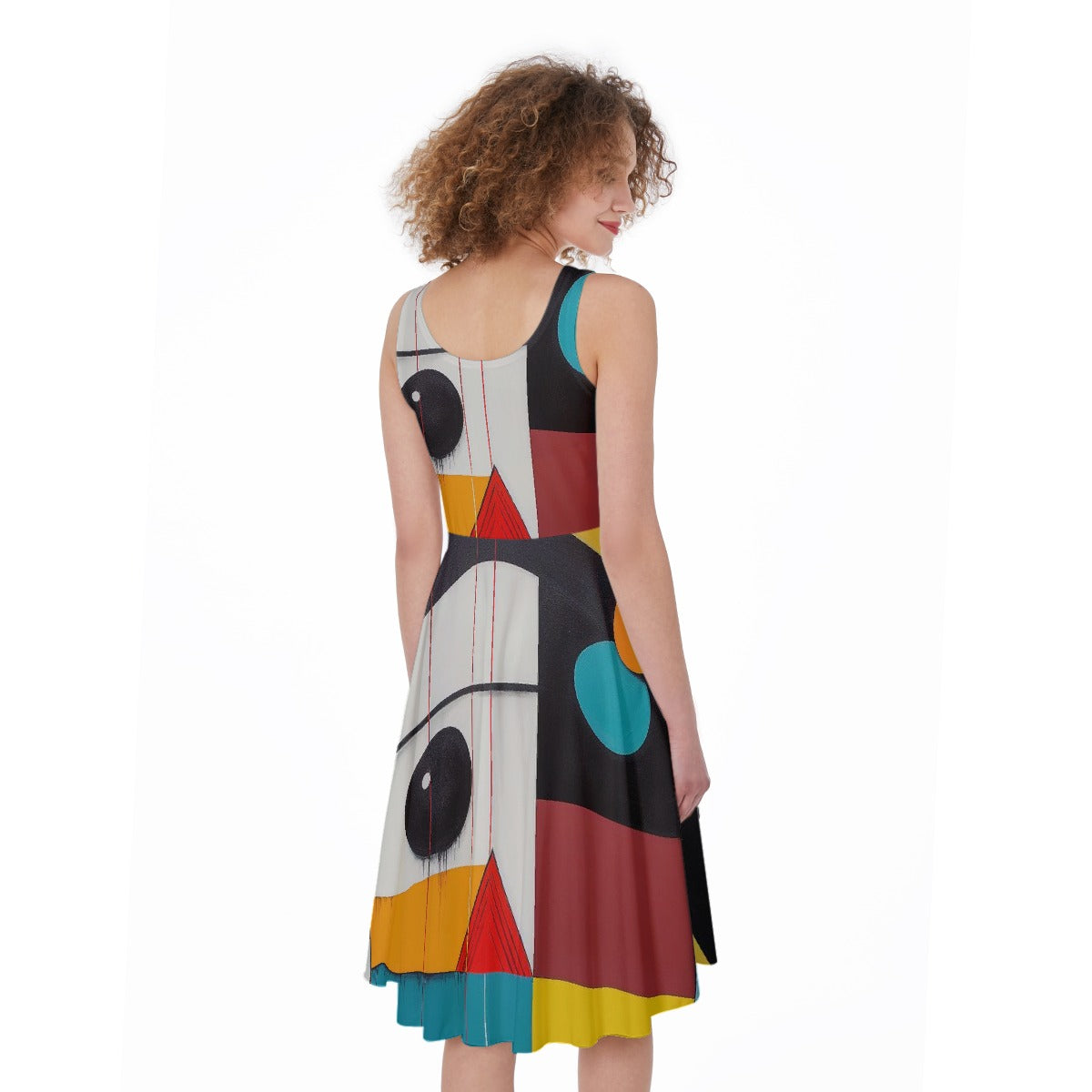 All-Over Print Women's Sleeveless Dress