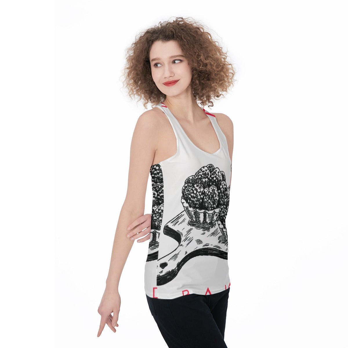 All-Over Print Women's Racerback Tank Top