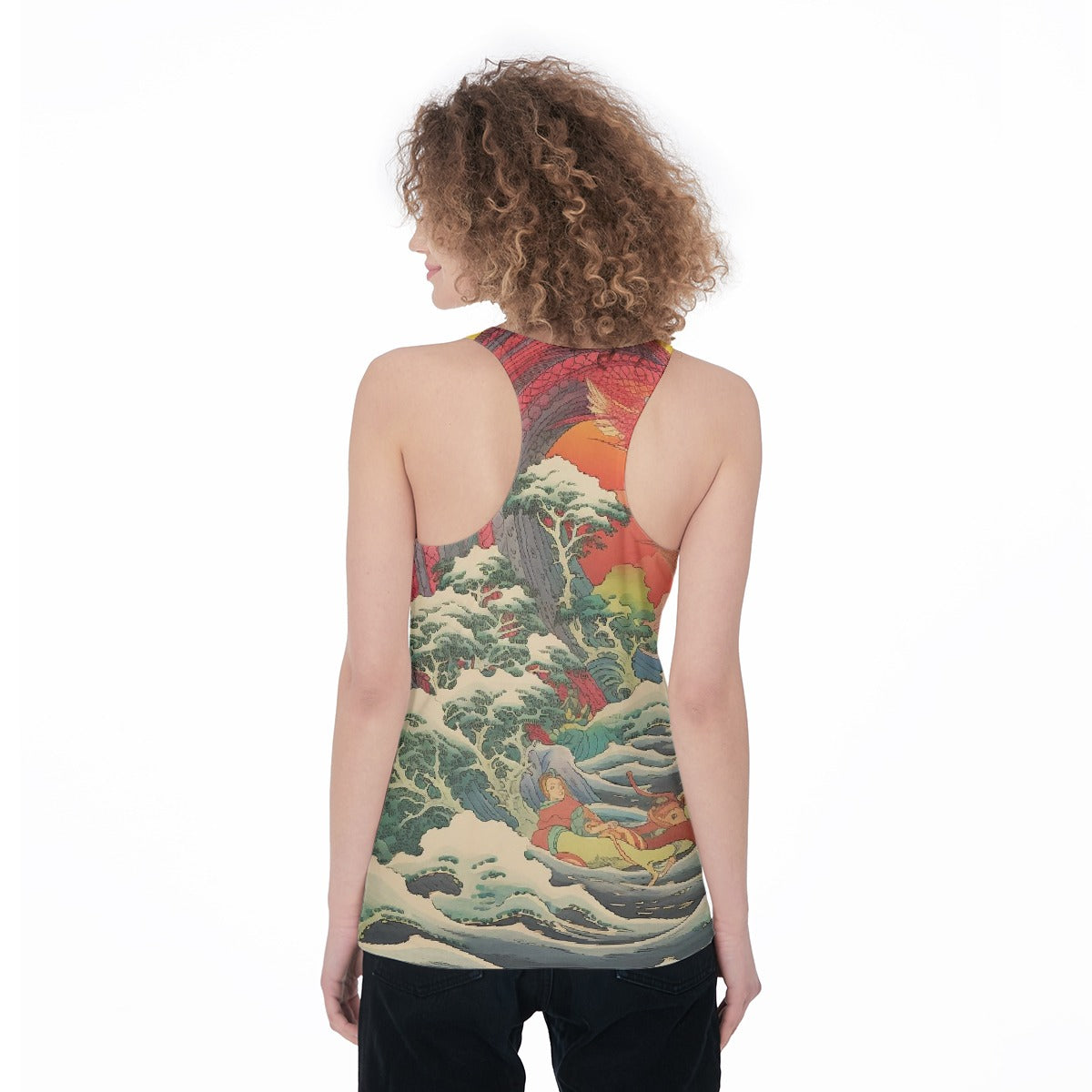 All-Over Print Women's Racerback Tank Top
