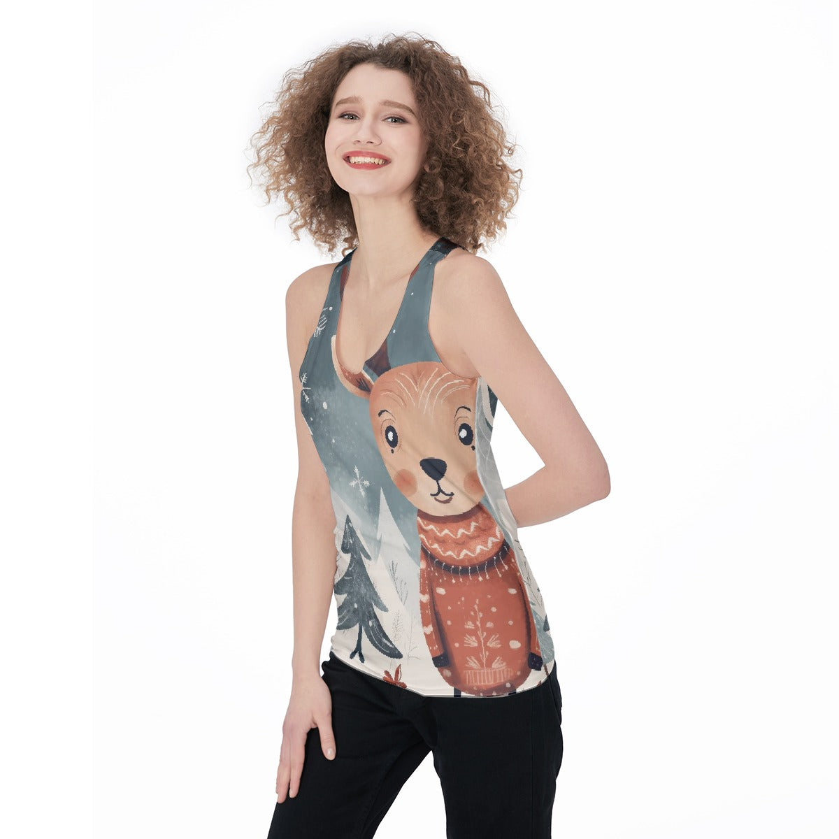 All-Over Print Women's Racerback Tank Top