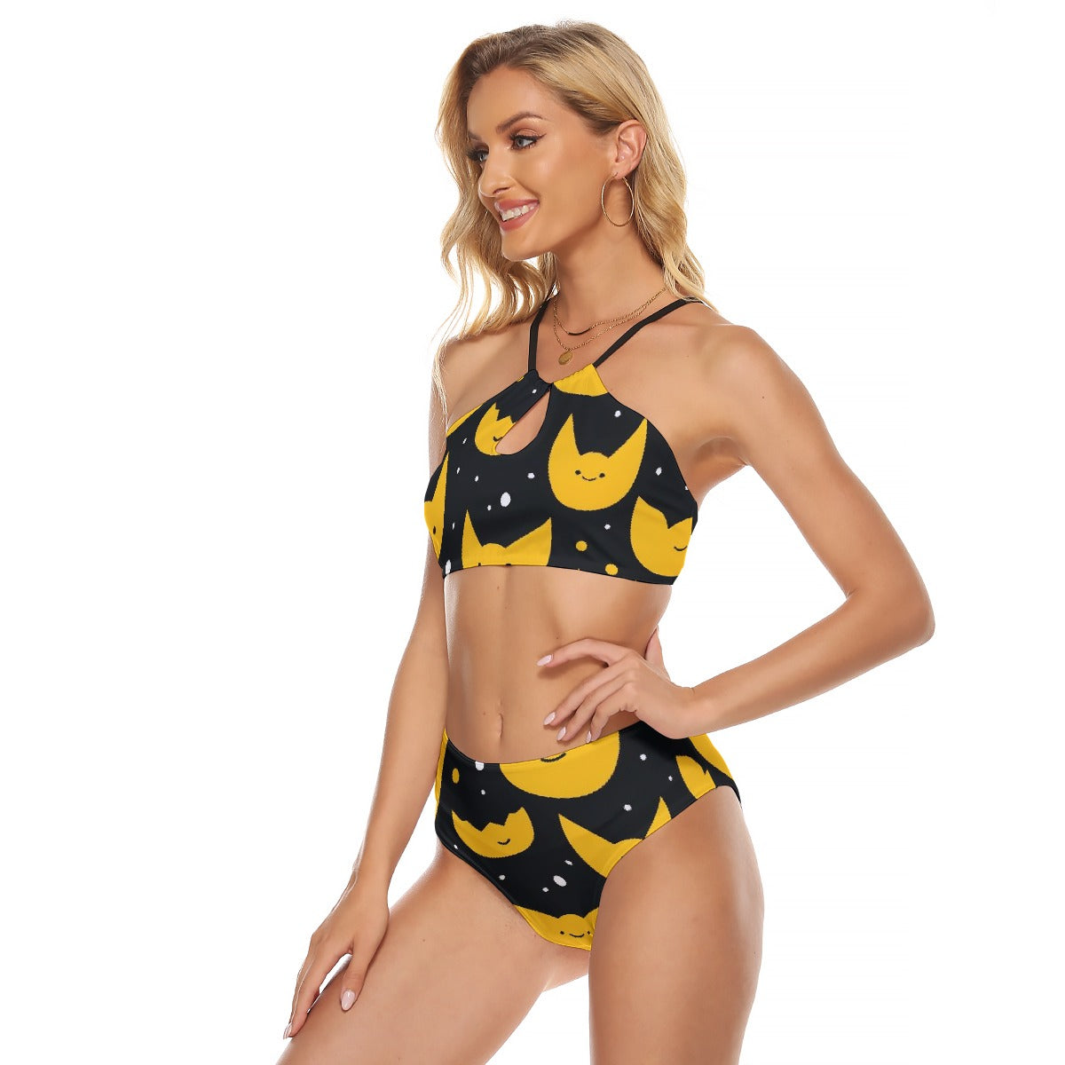 All-Over Print Women's Cami Keyhole One-piece Swimsuit