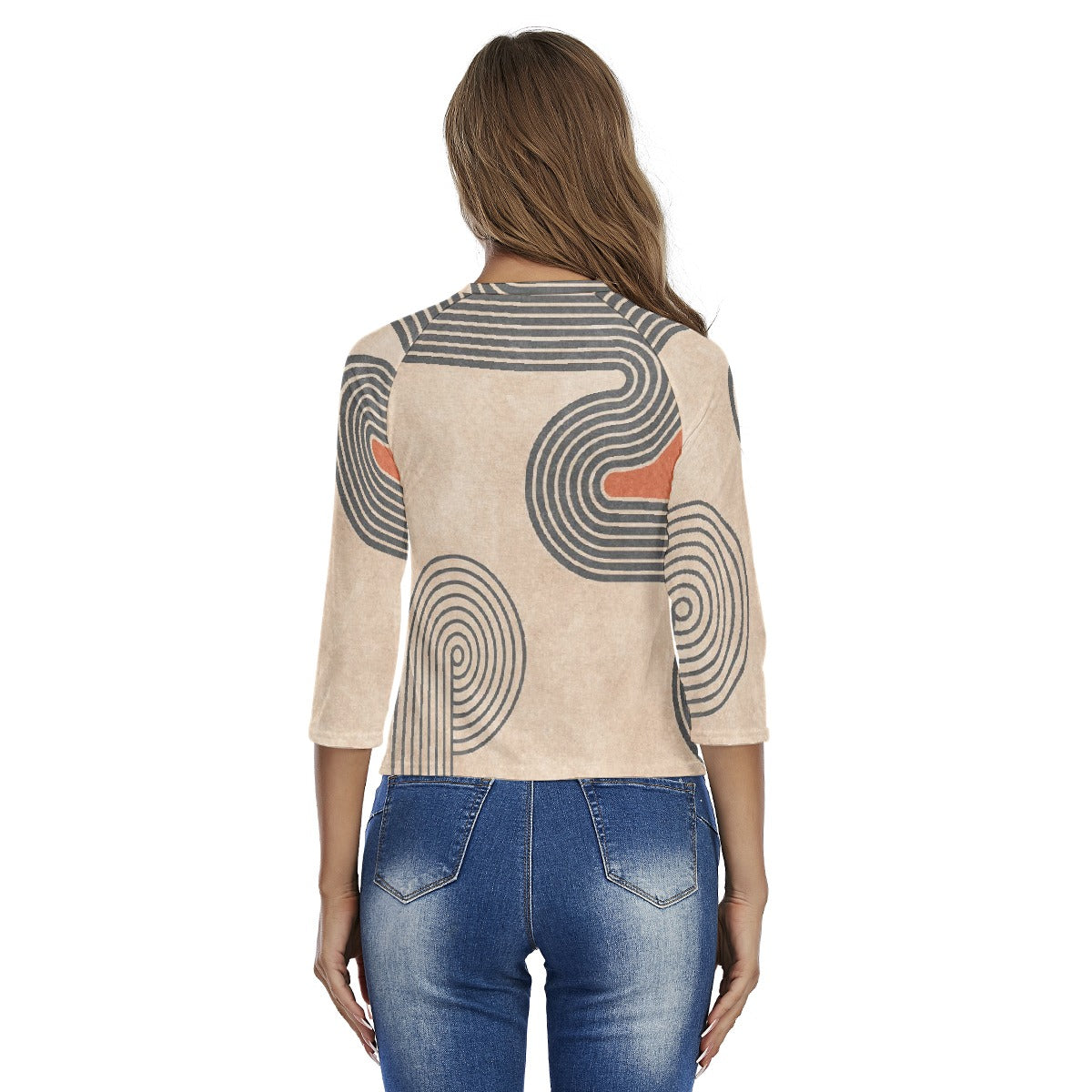 All-Over Print Women's Raglan Sleeves T-shirts