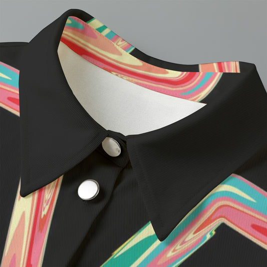 All-Over Print Women's Cropped Jacket | 245GSM Cotton