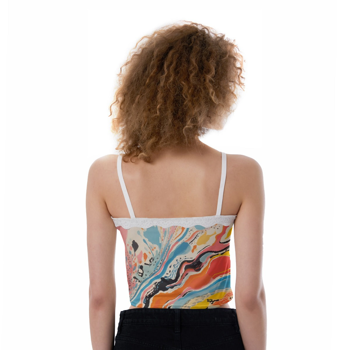 All-Over Print Women's Lace Camisole