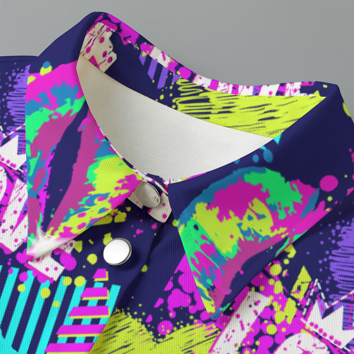 All-Over Print Women's Cropped Jacket | 245GSM Cotton