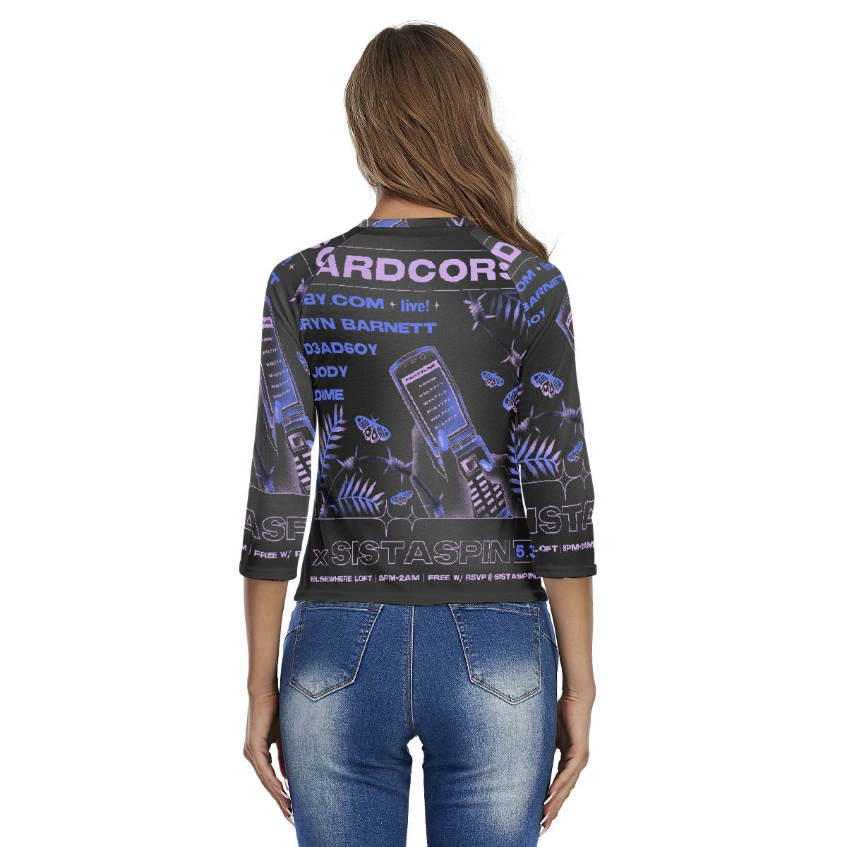 All-Over Print Women's Raglan Sleeves T-shirts
