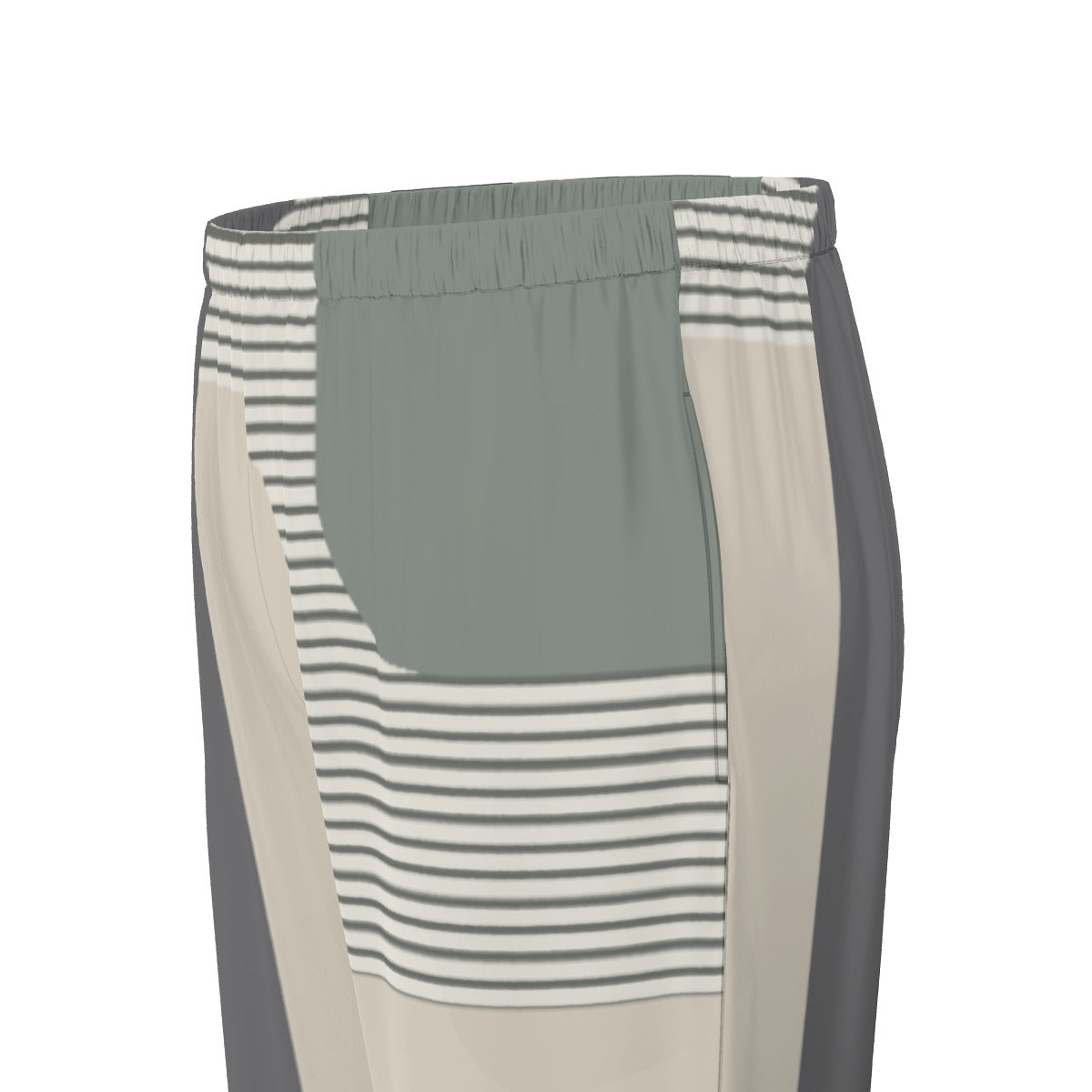 All-Over Print Women's Long Sleeve Pajama Set With Black Contrast Piping