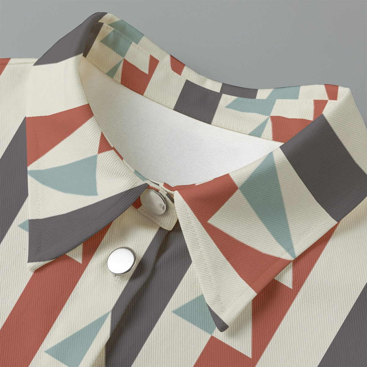 All-Over Print Women's Cropped Jacket | 245GSM Cotton