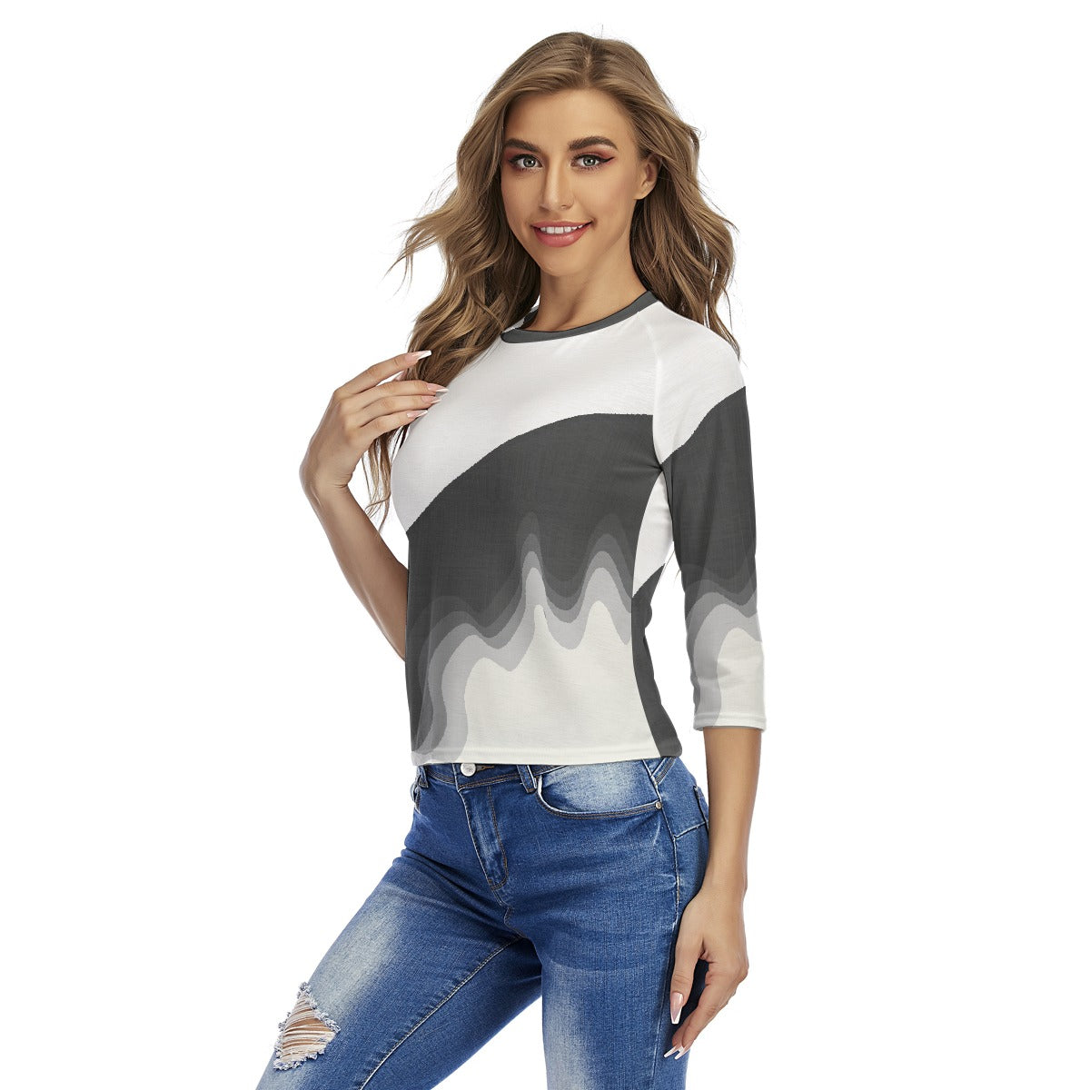 All-Over Print Women's Raglan Sleeves T-shirts