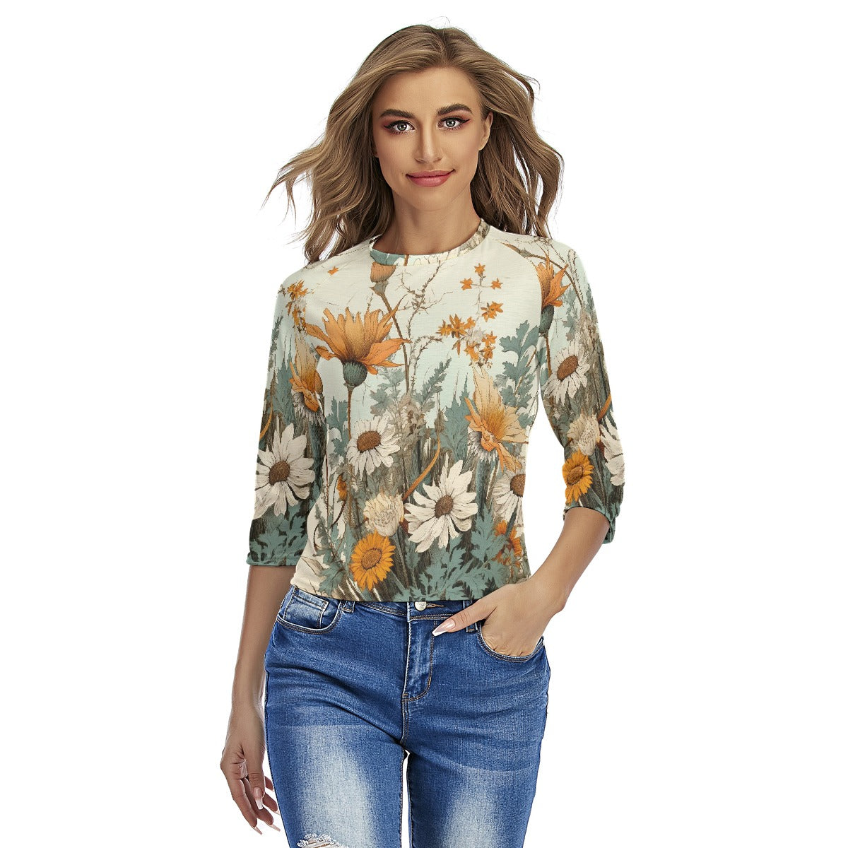 All-Over Print Women's Raglan Sleeves T-shirts