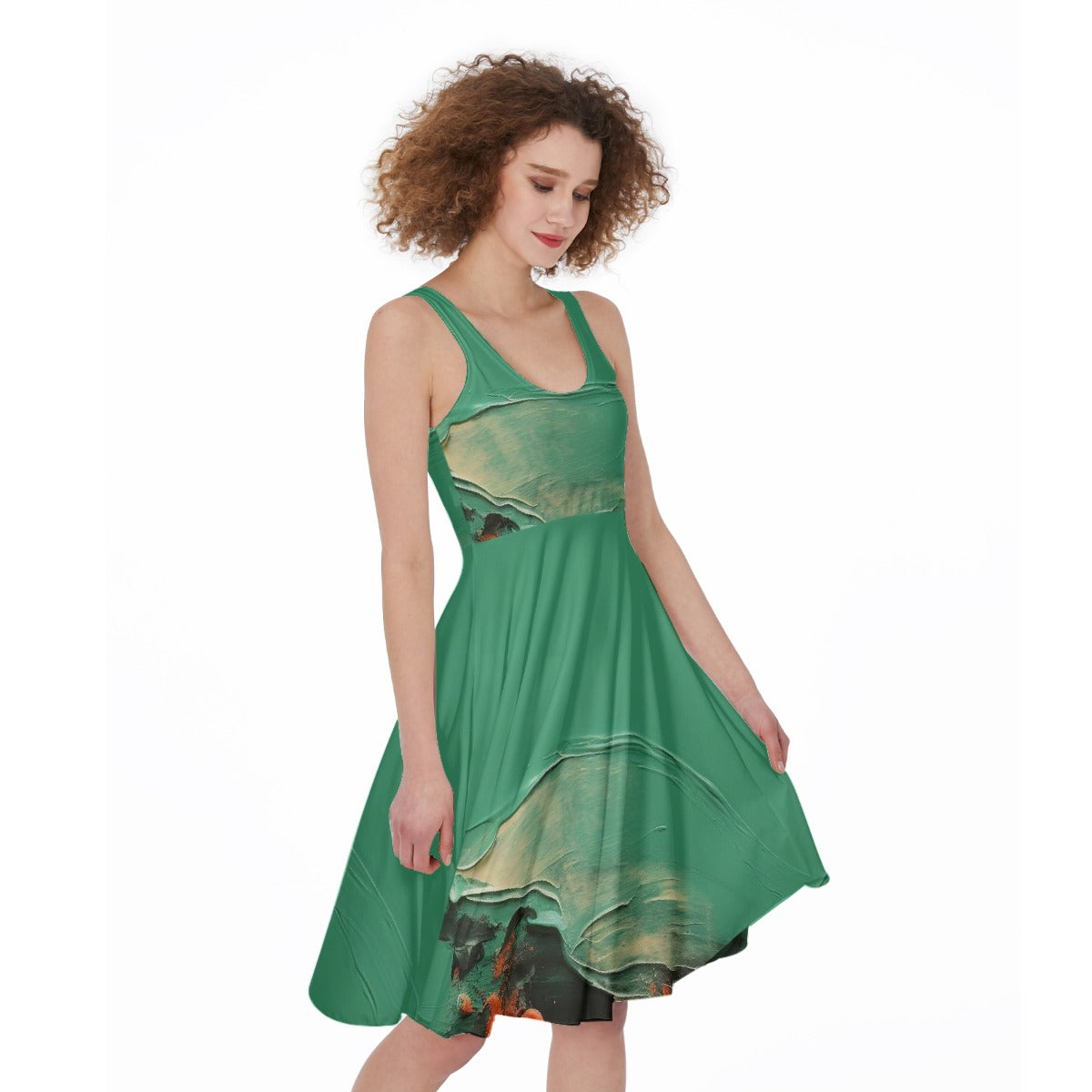 All-Over Print Women's Sleeveless Dress