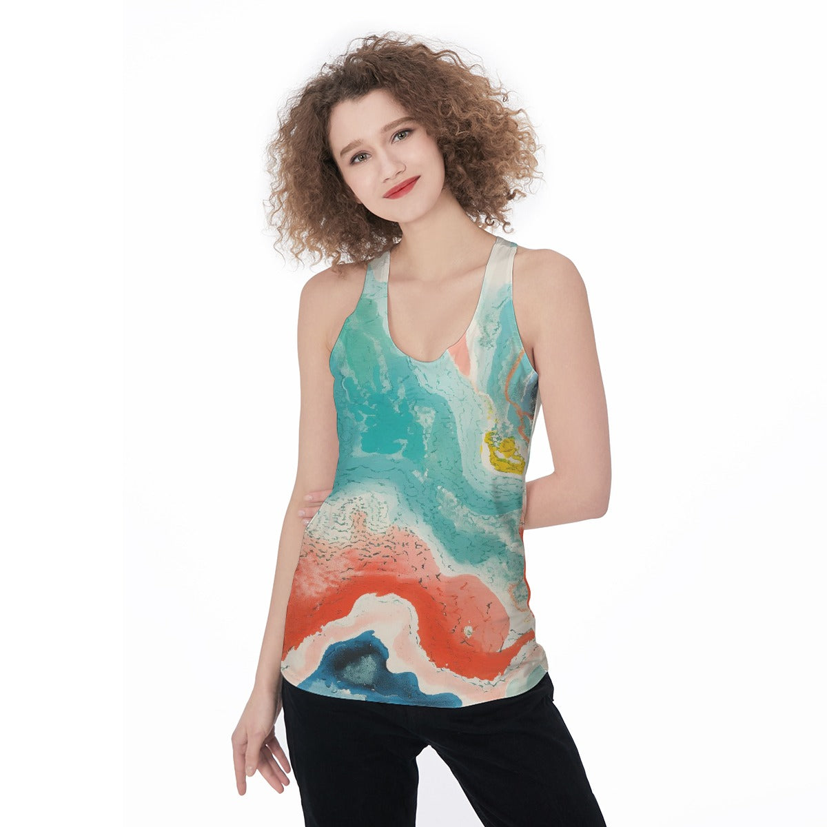 All-Over Print Women's Racerback Tank Top