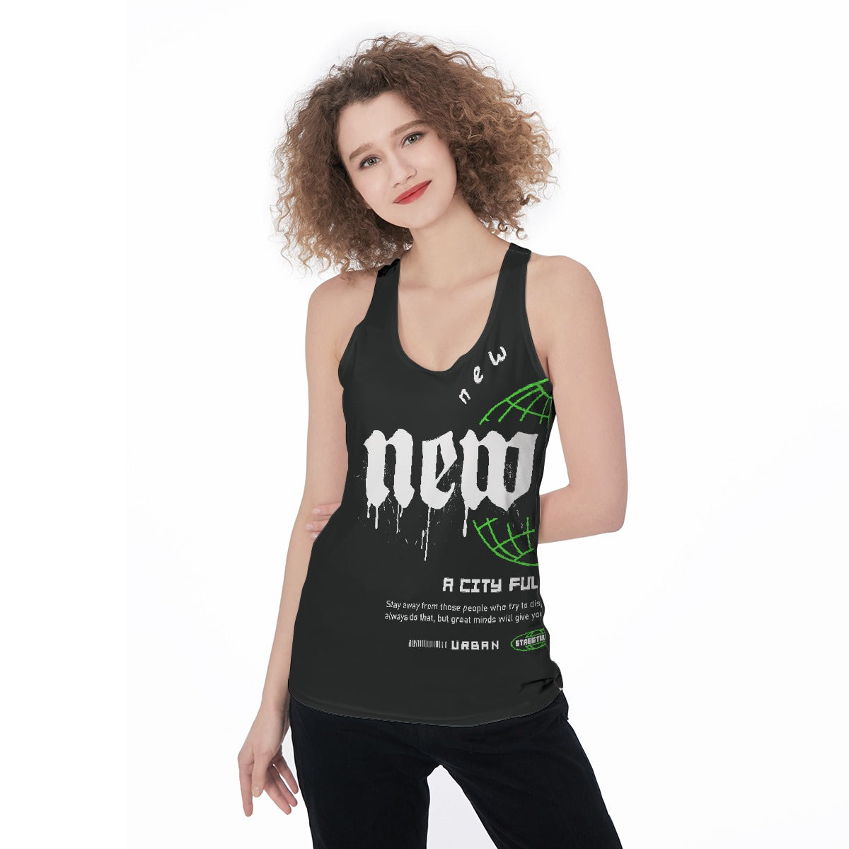 All-Over Print Women's Racerback Tank Top