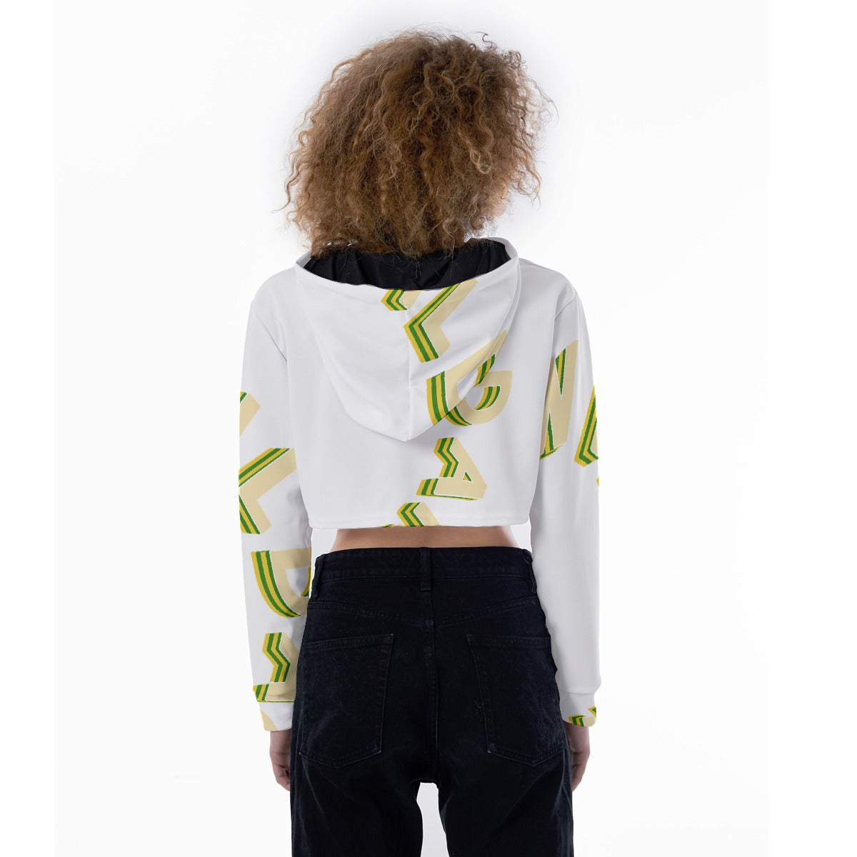 All-Over Print Women's Crop Top Hoodie