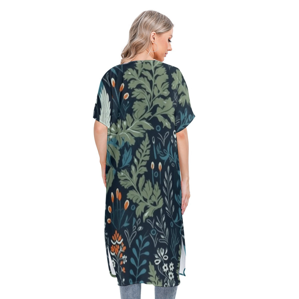 All-Over Print Women's Short Sleeve Cardigan