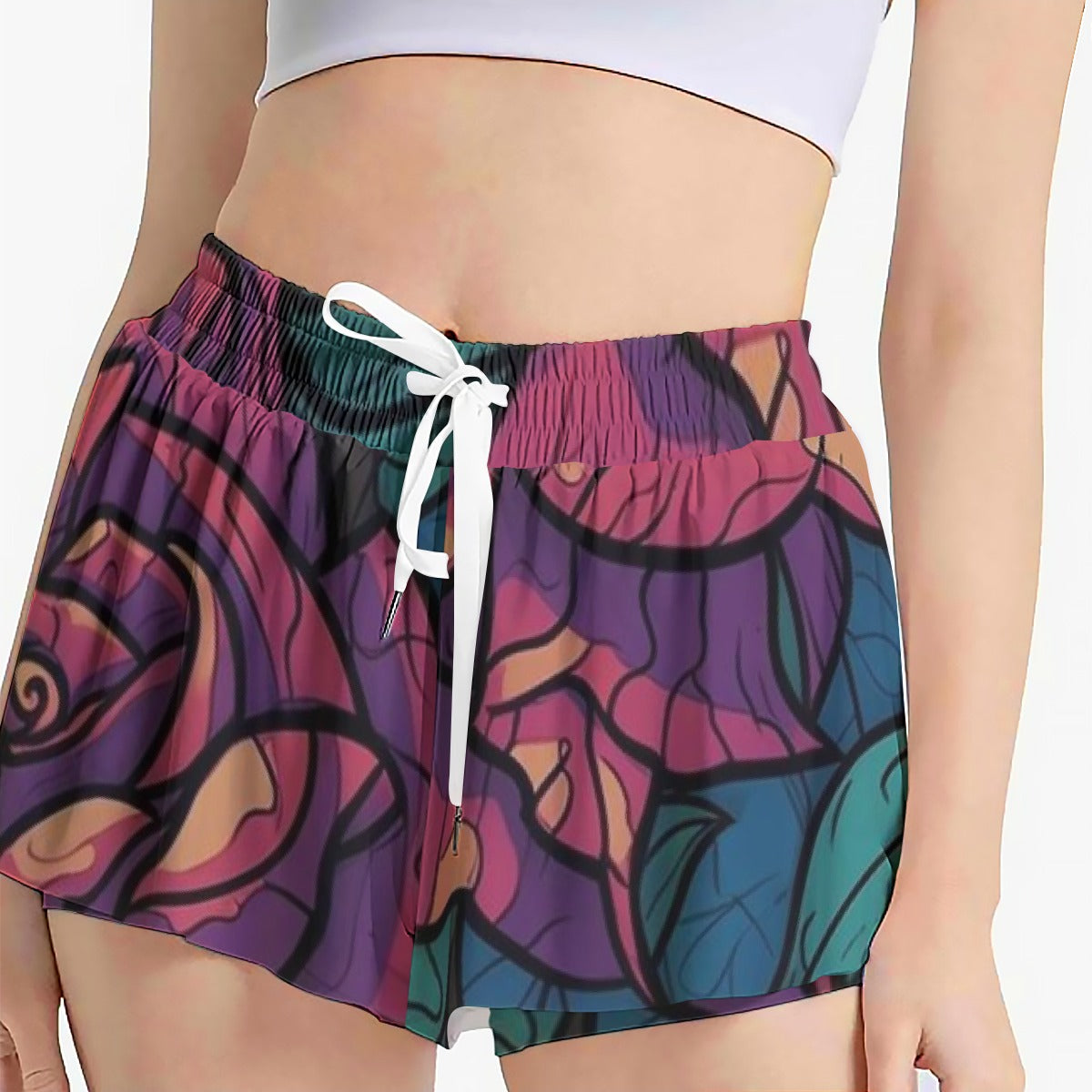 All-Over Print Women's Sport Skorts With Pocket