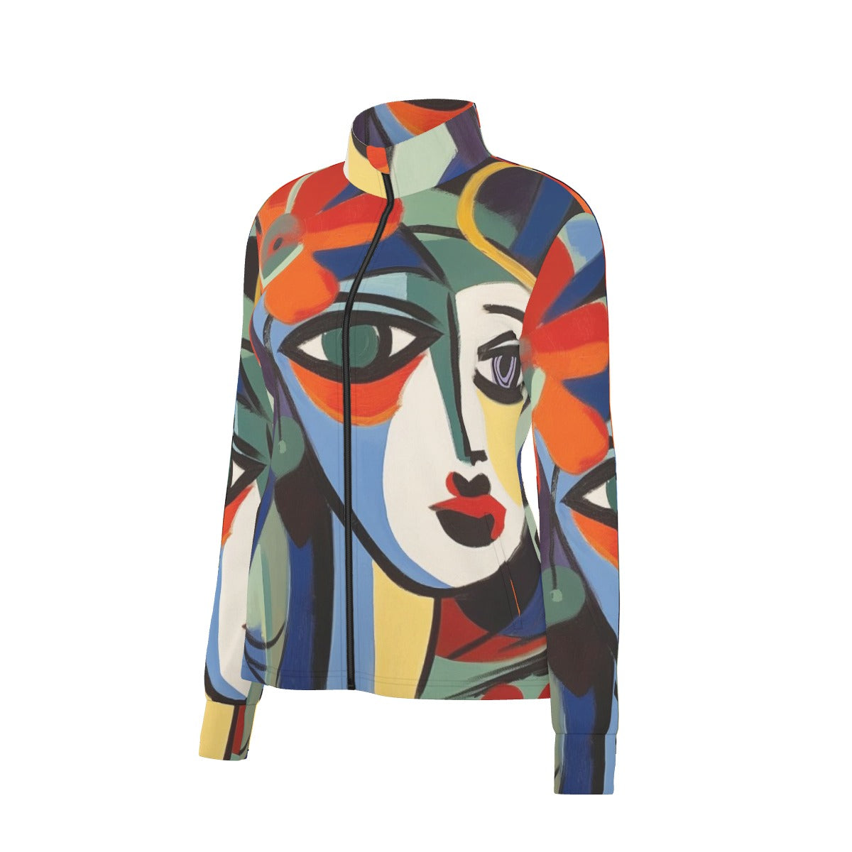 All-Over Print Women's Long Sleeve Thumbhole Jacket