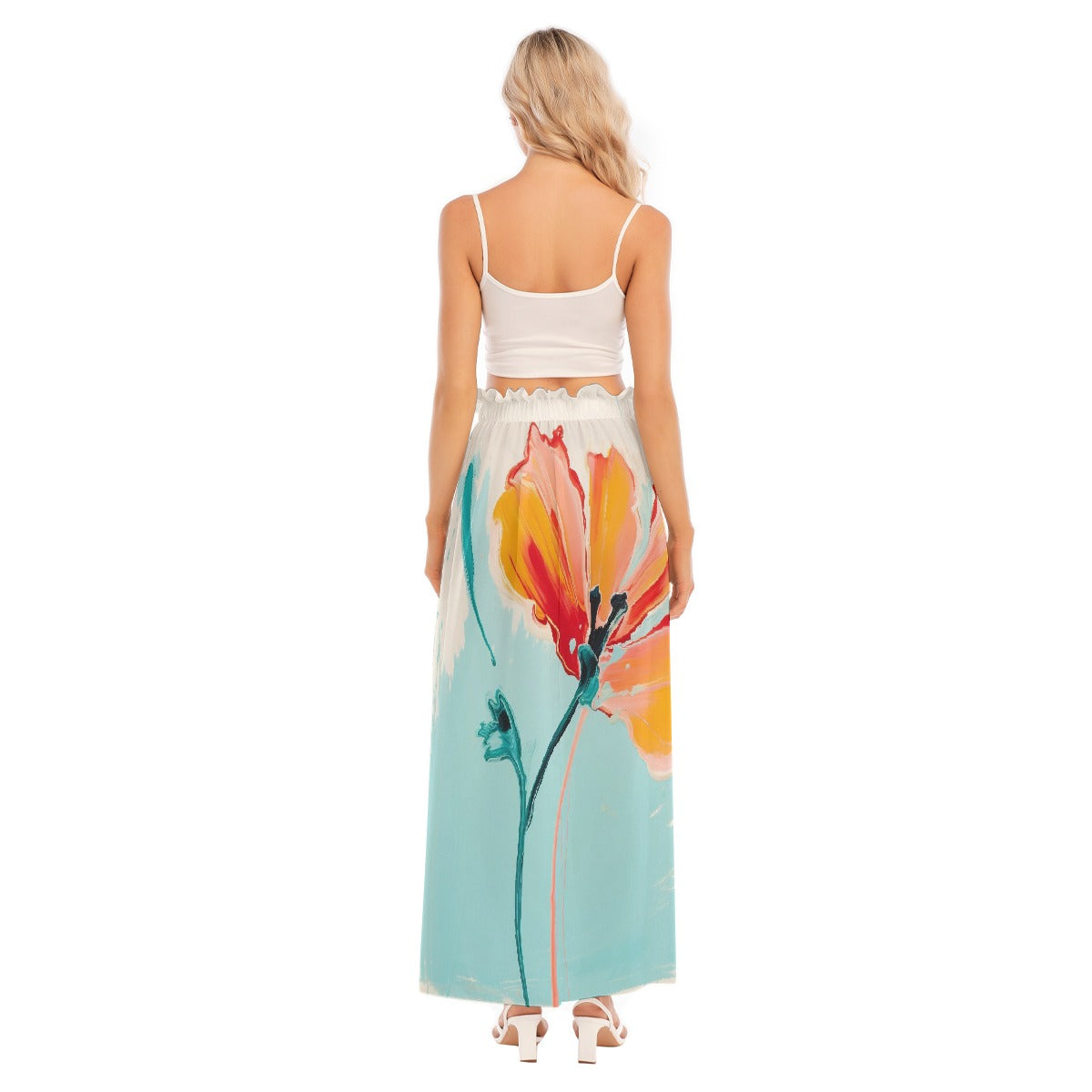 All-Over Print Women's Side Split Skirt