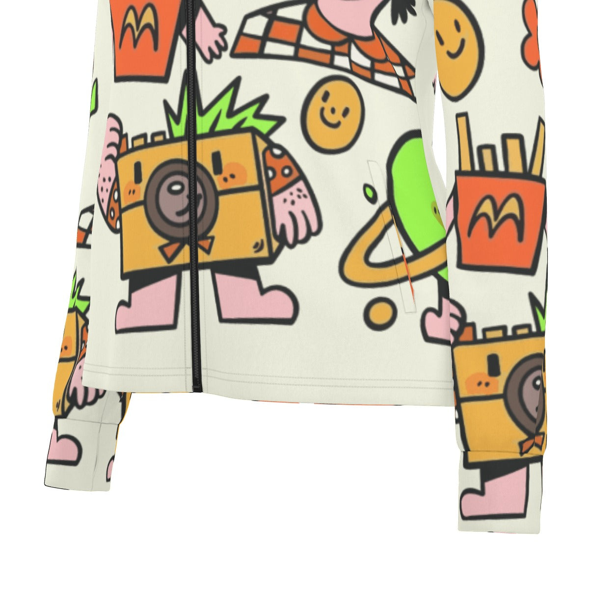 All-Over Print Women's Long Sleeve Thumbhole Jacket