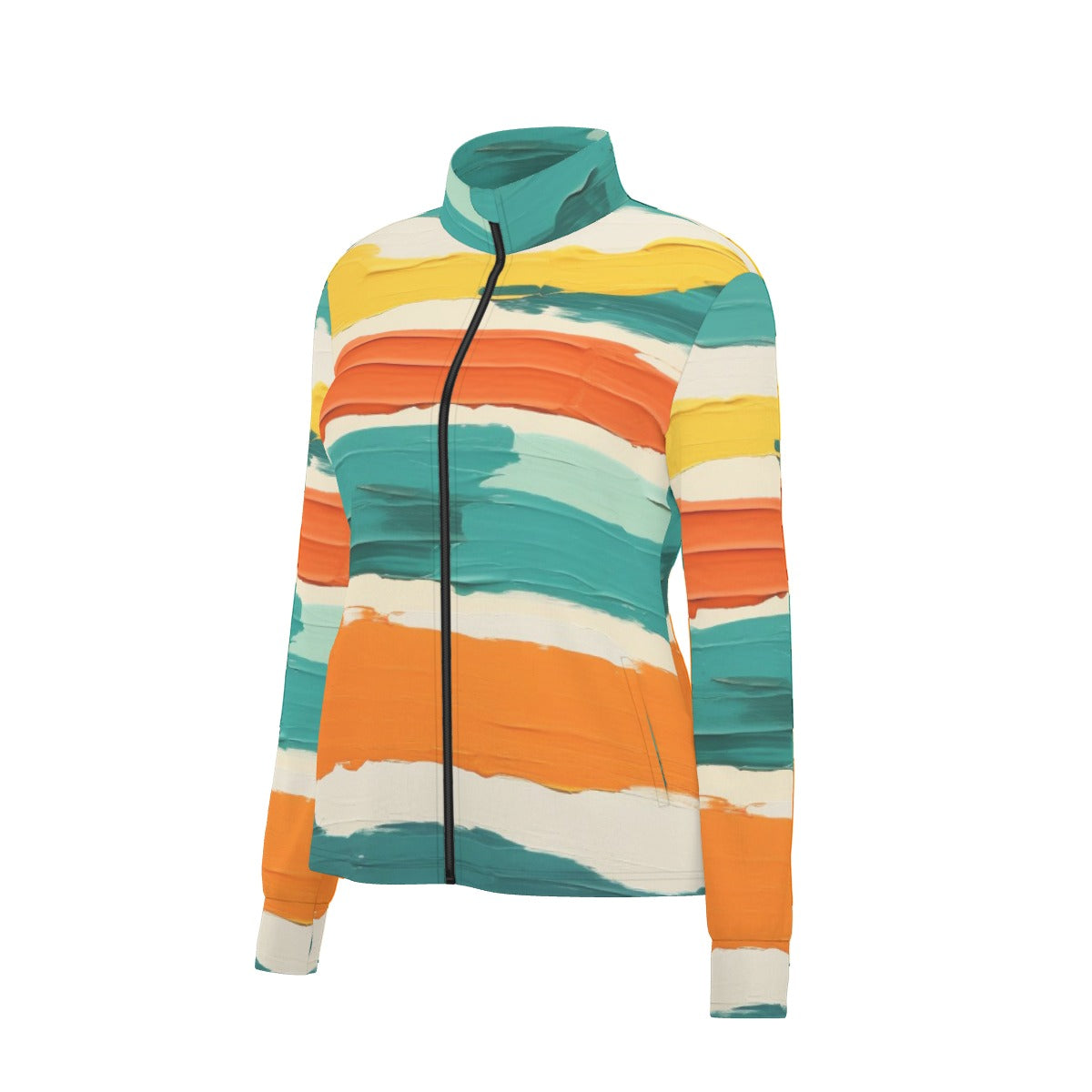 All-Over Print Women's Long Sleeve Thumbhole Jacket