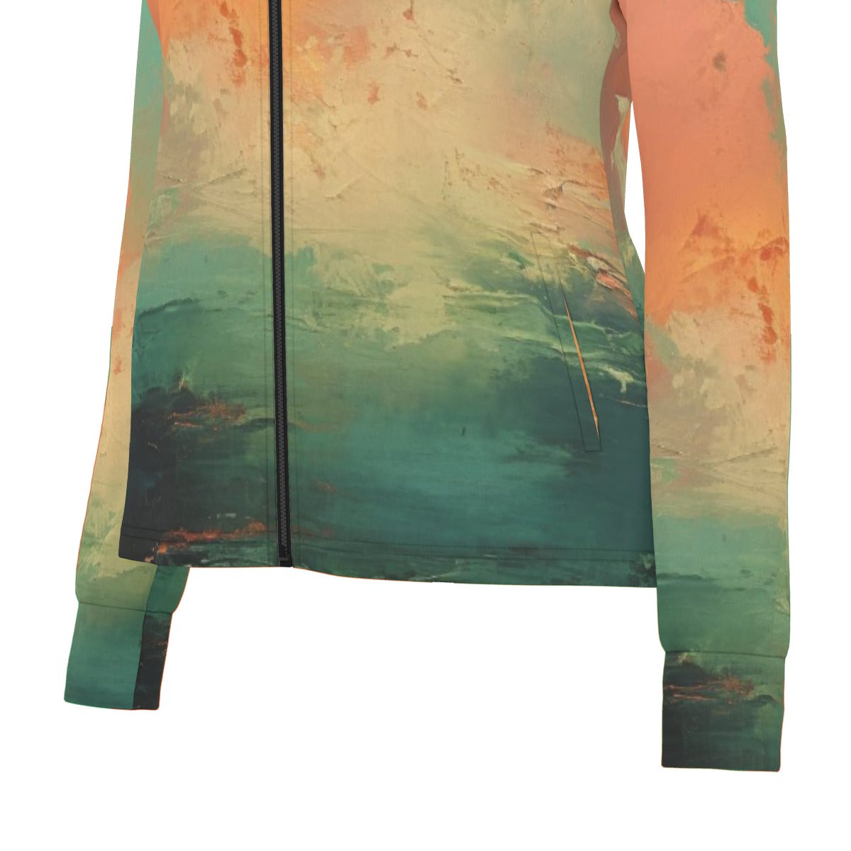 All-Over Print Women's Long Sleeve Thumbhole Jacket