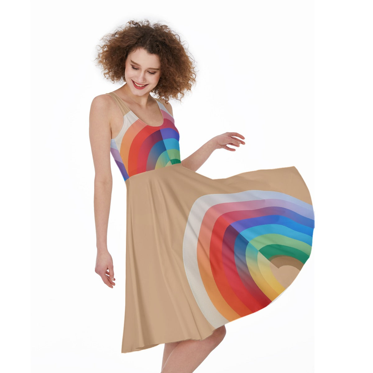 All-Over Print Women's Sleeveless Dress