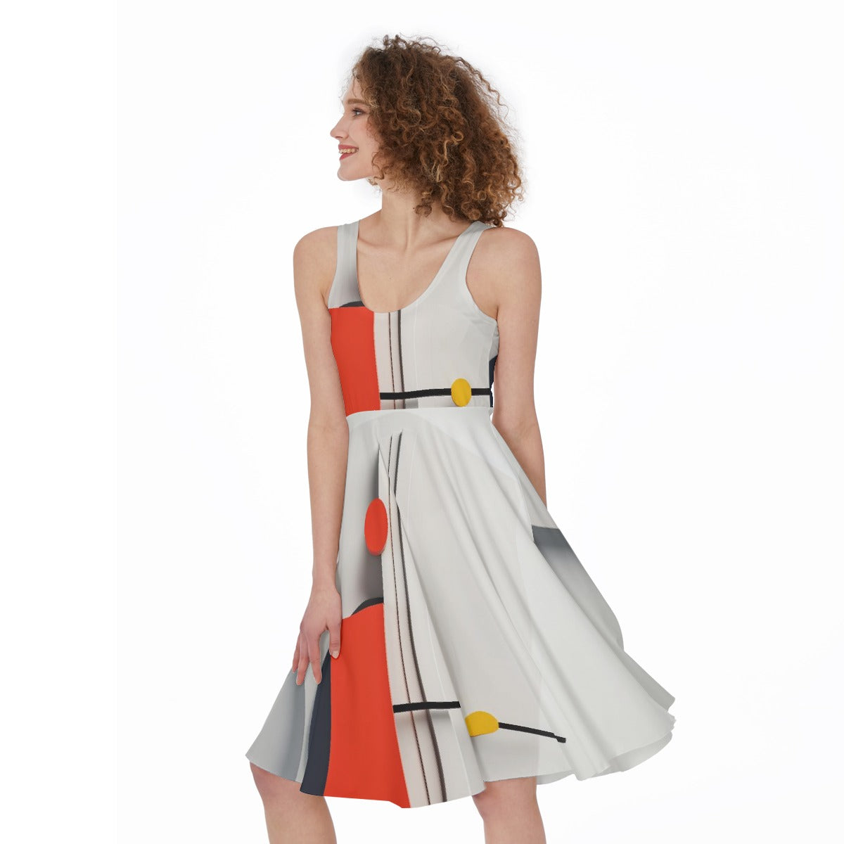 All-Over Print Women's Sleeveless Dress