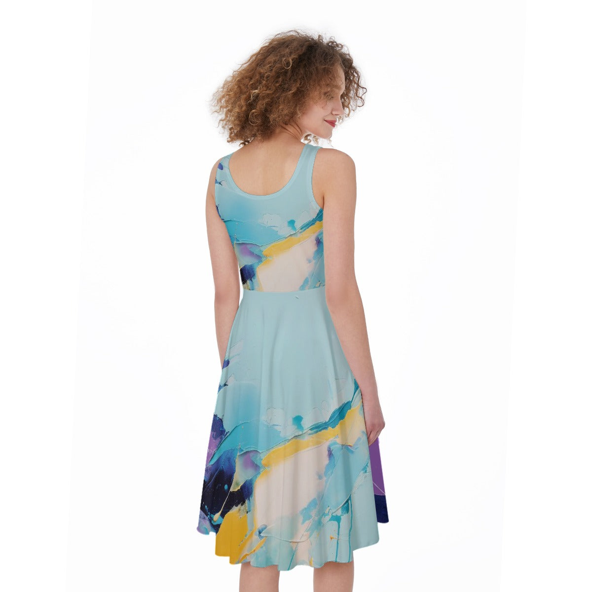 All-Over Print Women's Sleeveless Dress
