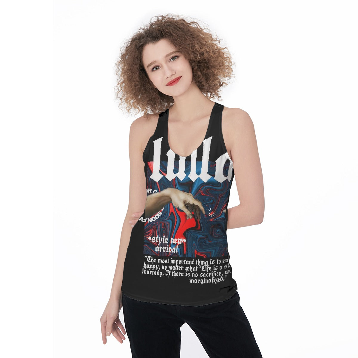 All-Over Print Women's Racerback Tank Top