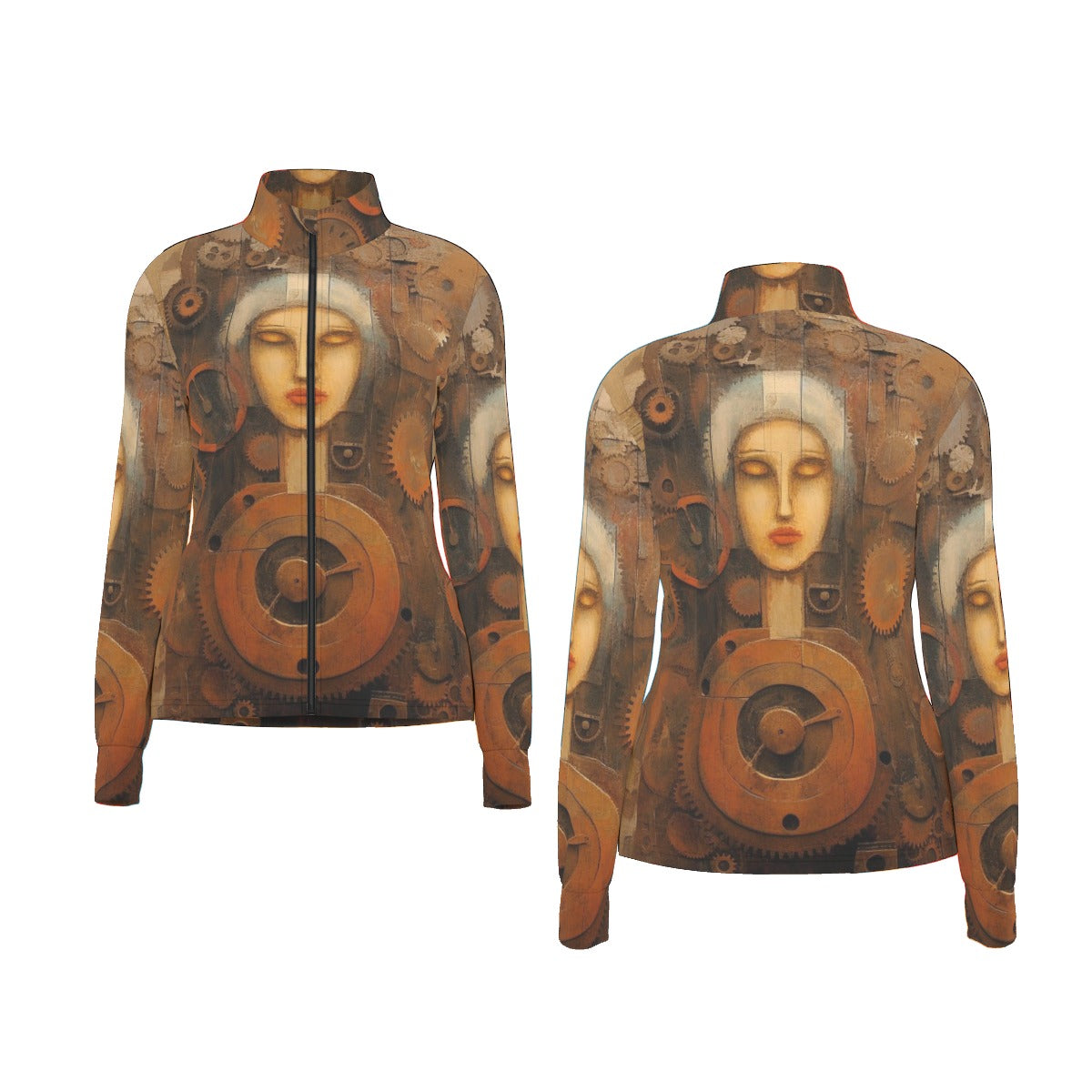 All-Over Print Women's Long Sleeve Thumbhole Jacket