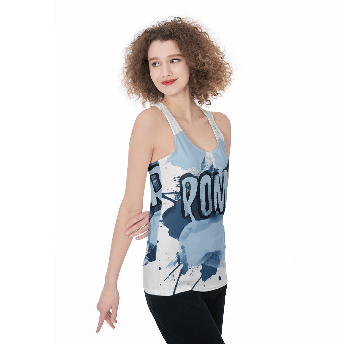 All-Over Print Women's Racerback Tank Top