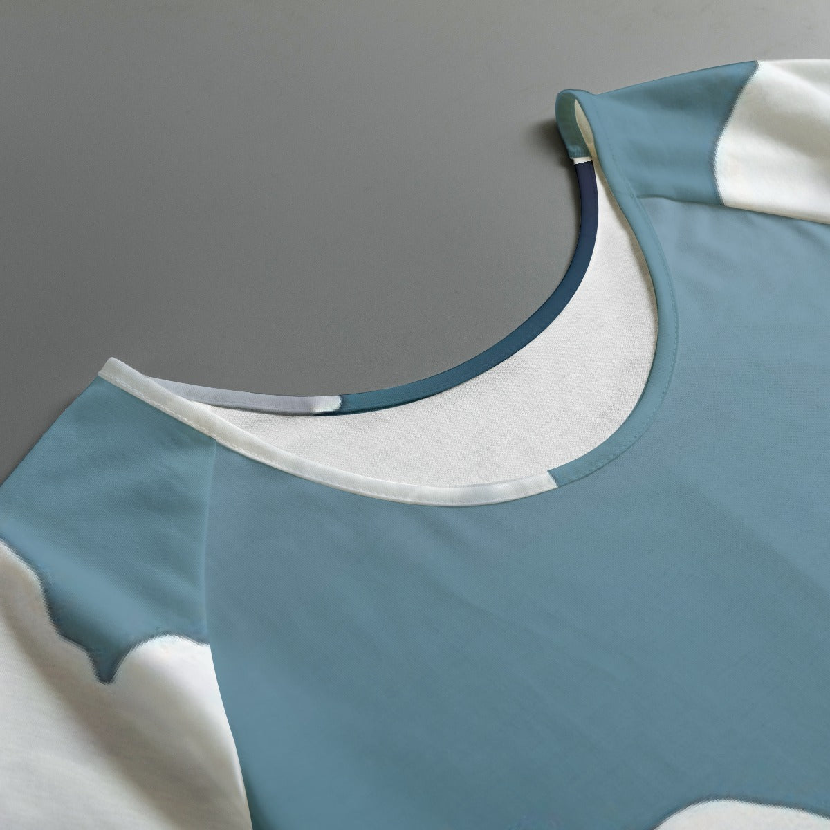 All-Over Print Women's Round Neck T-shirt With Raglan Sleeve