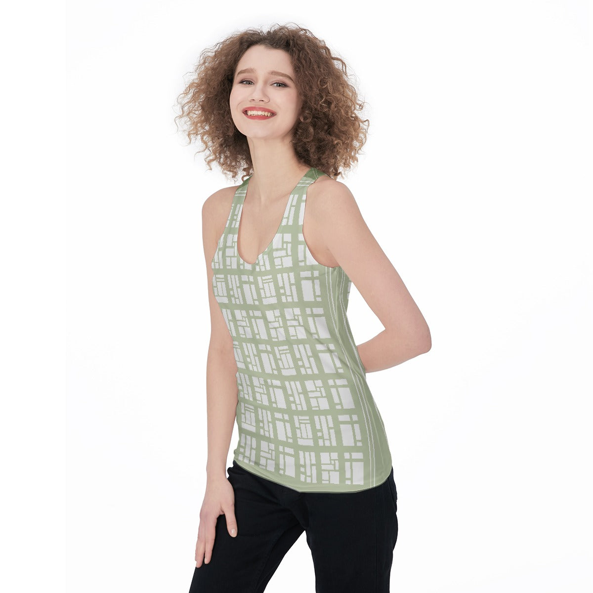 All-Over Print Women's Racerback Tank Top