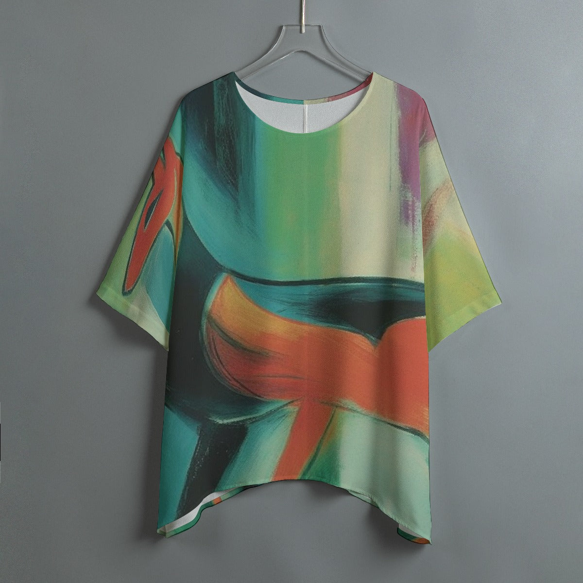 All-Over Print Women's Bat Sleeve Shirt