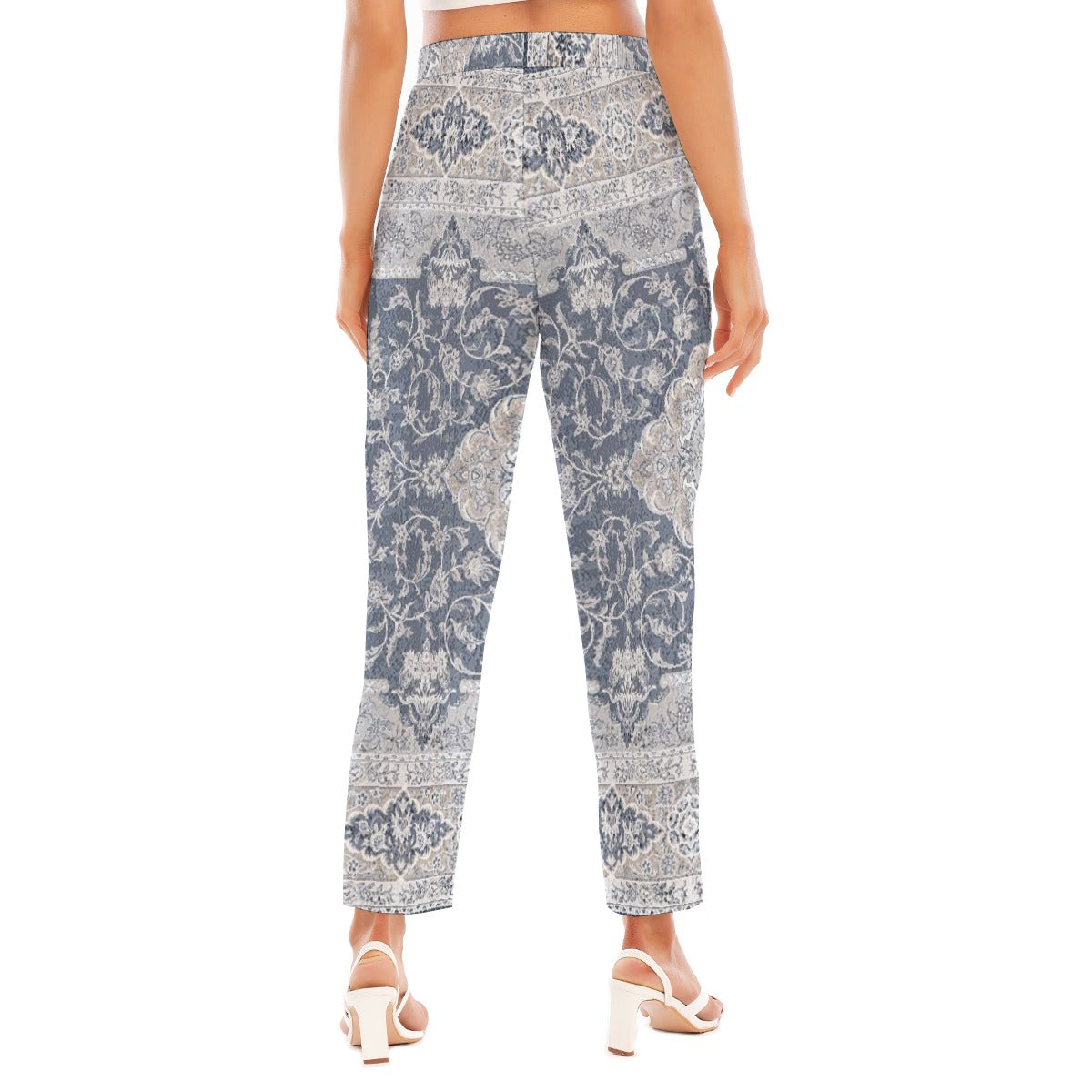 All-Over Print Women's Loose Straight-leg Pants