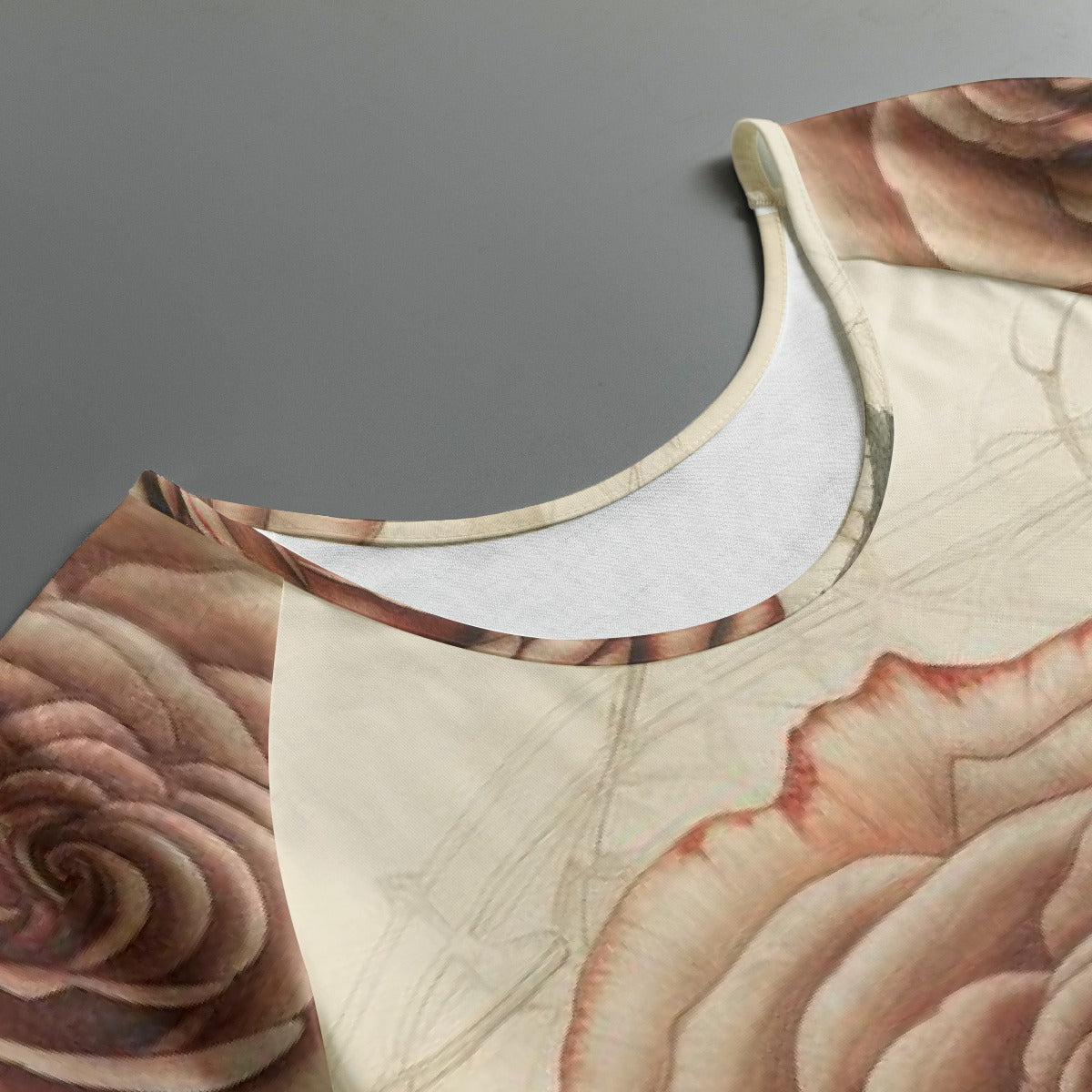 All-Over Print Women's Round Neck T-shirt With Raglan Sleeve