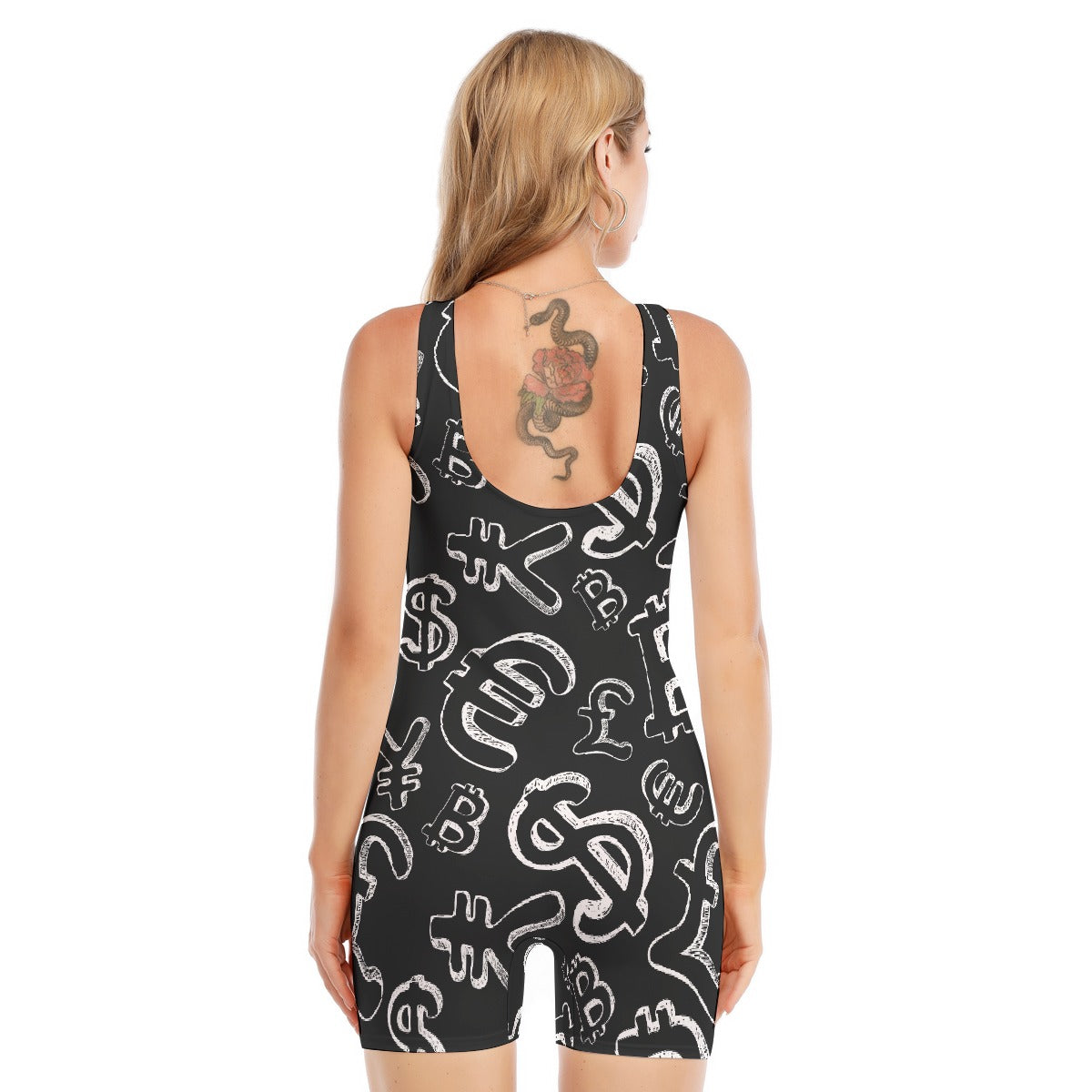 All-Over Print Women's Sleeveless One-piece Swimsuit